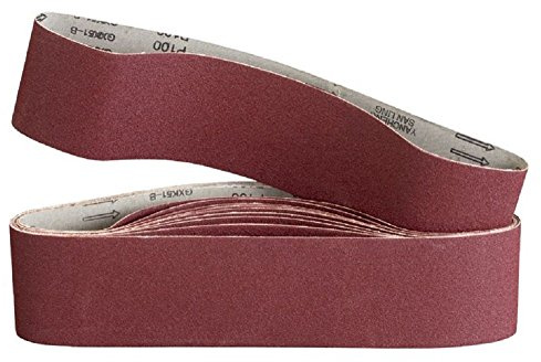 10 NASTRI ABRASIVI 1219 x 152 mm CORINDONE GRANA 120 FERVI N132