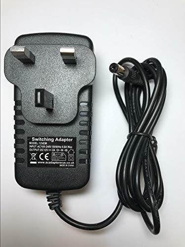 DIXIETREE Replacement for Nextbase CAR 7 Portable DVD Player Mains AC Adaptor Charger AC-DC ADAPTOR Plug