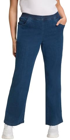 Ulla Popken Marlene Denim, Mary Jeans, Blu Scuro, 66