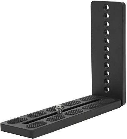 Topiky Schnellwechselplatte für Kamera in L-Form, Universalkamera aus Aluminiumlegierung, L-Halterung, Stativ, hydraulischer Druck, Kugelkopf, vertikale