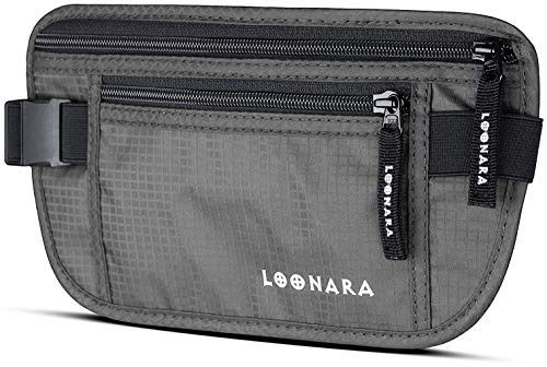 Diebstahlsichere Tasche mit RFID Blocker für Dein Reise-Zubehör - Geldgürtel (Money Belt) als Reise Sicherheitstasche - Brustbeutel Damen, Fanny Pack, Bauchtasche Damen Klein, Reise Bauchtasche
