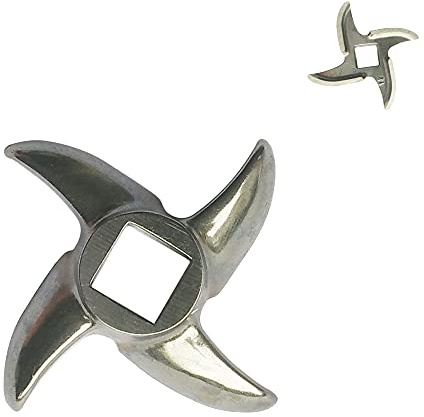 Lotatheta Size #12 Chef Meat Grinder Stainless Steel Cutter Knife Blade for Electric or Manual Metal