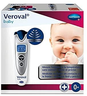VEROVAL Termómetro infrarrojo sin contacto Veroval baby : mide la temperatura en la frente sin contacto, color blanco