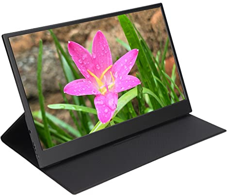 Monitor Portátil, 13,3 Pulgadas 1440P HDR IPS Pantalla, HDMI USB C Monitor de Juego, Altavoz Dual de la Pantalla de la Computadora, Monitor Externo para el Ordenador Portátil PC