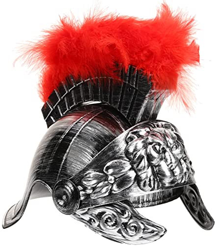 NUOBESTY Samurai-Hut -Hut-kostüm Bierhelm Spartanischer Helm Für Erwachsene Römischer Soldatenhelm Armeehelm Große Kostüm -Kopfbedeckung Rom Kleidung Mann Plastik