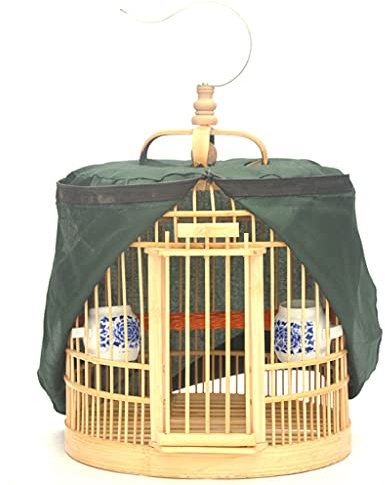 UCCE Vogelkäfig, Papageienkäfig, handgefertigter Vogelkäfig für kleine Papageien, einfacher Vogelkäfig, Zierkäfig (D)