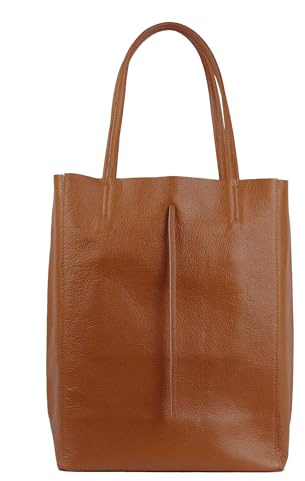 lePelou Leder Shopper, große Handtasche, Leder Umhängetasche, große Beuteltasche aus Leder, Einkaufstasche, Leder Schultertasche