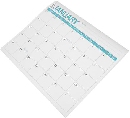 VILLFUL 2024-2025 Magnetische Papier Kalender Kühlschrank Dekorative Englisch Schreibtisch Planer Planung Boards Memos