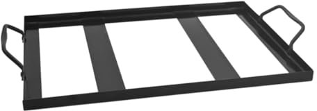 BESPORTBLE Salzplatten Rack Aus Emailliertem Eisen Grillzubehör Für Outdoor Grillen Leichtes Langlebiges Grillgestell in Schwarz Geeignet Für Camping Und Familiengrills