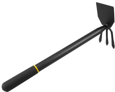 FONDOTIN Outil de Jardinage Acier Manganèse Houe et Cultivateur Ergonomique pour Creuser Planter et Désherber pour Jardinage à et Agriculture de Fleurs et Légumes
