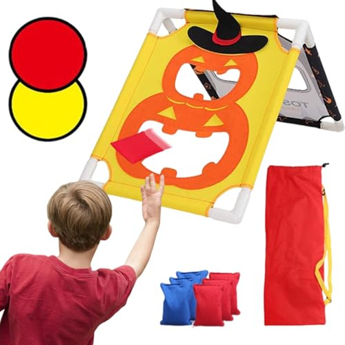 Juego De Lanzamiento De Saquitos | Juego De Carnaval con Halloween,Actividades Interactivas para Fiestas Juguetes Sensoriales Deportivos para Niños De Jardín Infantil
