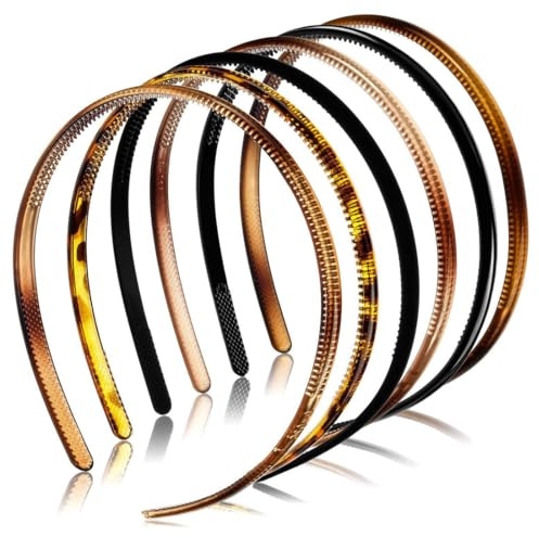 6 Pièces Serre Tete Homme Serre tête femme Bandeaux Ondulés Élastique Accessoires de bandeaux de mode de sport pour le yoga le sport plein air