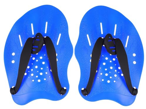 ORFOFE Verstellbare Schwimm-handpaddel für Erwachsene Ultraleichtes Trainingszubehör zur Kraftsteigerung Komfortable Schwimmhandschuhe für Kraulschwimmen Tauchen und Wassersport