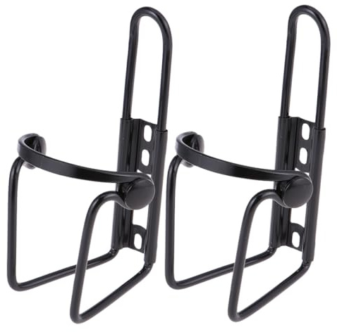 Cabilock 2Pcs Bike Bottle Holder Water Bottle Cage for Bicycle Motorcycle Black Suitable for Outdoor Cycling and Commuting