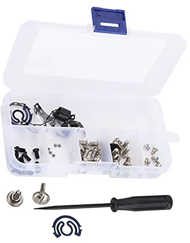 Generic Kit de Tornillos de Acero Inoxidable, Juego de Fijación de Placa de Aguja de Metralla para Máquina de Coser, para Máquinas de Coser Industriales