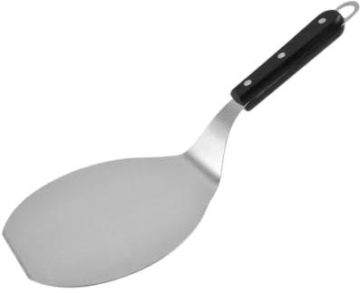 FytStycale Pelle à Pizza en Acier Inoxydable Spatule Lève-gâteau Lifter Manche 14 Cm avec Trou de Surface Arrondie pour Glisser Sous les Pâtes Adaptée pour Petits Fours Cuisine Pâtisserie
