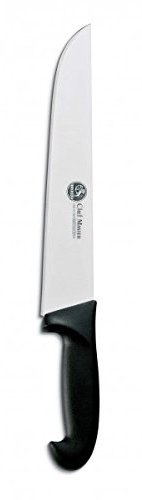 AUSONIA - COUTEAU ÉTROIT DE BOUCHER POUR COUPE DE LA VIANDE AVEC LAME EN ACIER INOX 440 ET MANCHE ATOXIQUE EN POLYPROPYLÈNE 28 CM