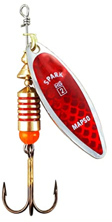 MAPSO - 5 Cucharillas de Pesca Spark-2 PMR 7 GMS.