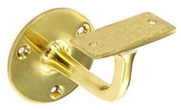 Brass Handrail Bracket Banister Support – 63mm – 10 Pack