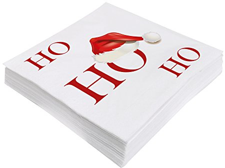 Cepewa 20 Ho Ho Ho Nikolaus Weihnachtsmann Servietten 33 x 33 cm