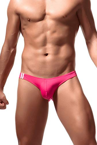 Newsywell Men's Low Rise Briefs Breathable Bikini Soft Stretchy Underwear