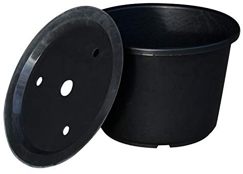 Pisces 30 Litre Sump With Lid Pond Pebble Pool Water Feature Reservoir- 44cm Diameter