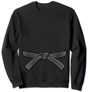 Judo belt black belt Judo, 1th Dan Obi Jiu-Jitsu, Aikido Sweatshirt