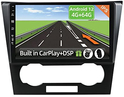 YUNTX [4GB+64GB] Android 13 Autoradio für Chevrolet Epica (2007-2012)-2 Din-[Integriertes Wireless CarPlay/Android Auto/DSP/GPS]-9”IPS 2.5D -Kamera+MIC-DAB/Lenkradsteuerung/360 Kamera/MirrorLink/WiFi