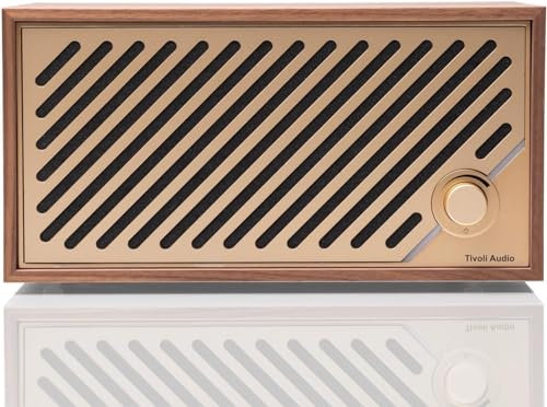 Tivoli Audio Model Two Digital Wi-Fi Streaming Smart Speaker (Walnut/Gold)