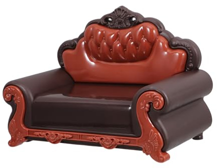 TINEASUR Miniatur Puppenhaus Sofa Stuhl Möbel Vintage Design Kreatives Zubehör Haus Modell Hochwertige Verarbeitung Zum Dekorieren Und Verschenken