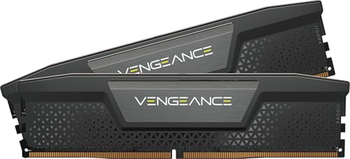 CORSAIR Vengeance DDR5 32GB (2 x 16GB) Bis zu 6000MHz Intel RAM | Arbeitsspeicher für Gaming-PCs, Kompatibel mit Intel XMP 3.0, CL28, Schwarz, CMK32GX5M2B6000C28