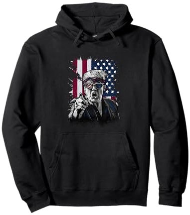 Stimmen Sie für Trump: Bandana Patriot Edition Pullover Hoodie