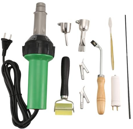Eighosee 1600W Chalumeau de Soudage à Chaud pour Plastique Outil Électrique Thermique Portatif Sèche-Cheveux Prise UE