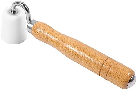 NUOBESTY Tapetenandrückwalze Aus Naturholz Mit Kugellager Präziser Handroller Für Wand Vinylnaht Ergonomisches Tapetenwerkzeug Vielseitig Für Haus Autodekoration