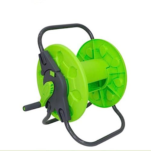 BSIDFEN Enrouleur de Tuyau d'arrosage Vide, Pliable et Compact, Support de Tuyau d'arrosage Portable, pour l'arrosage extérieur, Le Lavage de Voiture et Le Nettoyage de la Cour