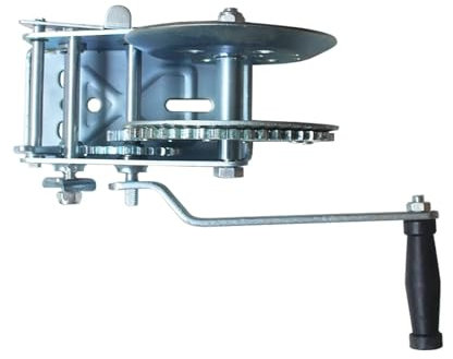 JHXHFJXZ Petit treuil Manuel à manivelle 500 800 LB for Bateau, Camion, Voiture, Outil de Levage Manuel, élingue, Outils de Levage Contrôler précisément Le Mouvement(800LB)