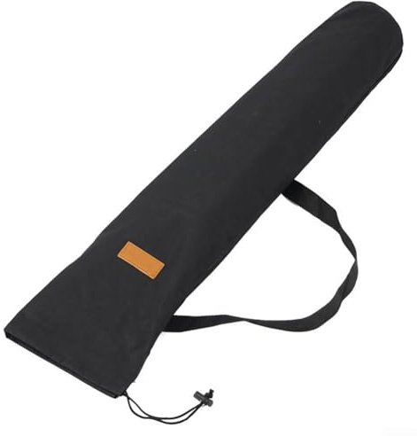 Honseadek Bolsa de almacenamiento impermeable para postes de tienda de campaña, bolsa de transporte de tela Oxford con cordón y asa para bastones de senderismo, cañas de pescar, postes de toldo, 81 x