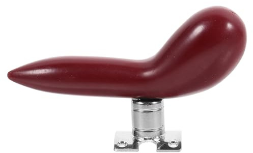 ELAYARD Fagott Daumenauflage Handstütze mit Abnehmbarem Versilbertem Sockel Stabilem Langlebigem Design Roter Fagott handhalter für Bassoonisten Leicht und Einfach zu Montieren