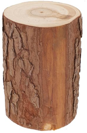 SEWACC Soporte para Plantas de Madera Redondo Estilo Creativo para Colgar en Pared, Fácil de Limpiar, Adecuado para Cocina y Jardín Decoración Exterior