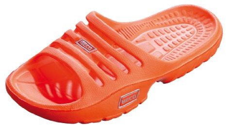 BECO Kinder Badepantolette / Badeschuh / Badelatschen orange 35