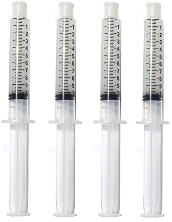 Teeth Whitening Gel Syringe 10ml Dispensers 44% Carbamide Peroxide Tooth Bleaching 4 Pcs