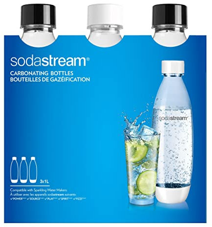 SODASTREAM Confezione 3 Bottiglie Gasatore 1 Lt FUSE TRIPACK 2260748