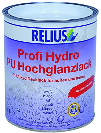 Relius Profi Hydro PU Hochglanzlack weiß 0.375 Liter