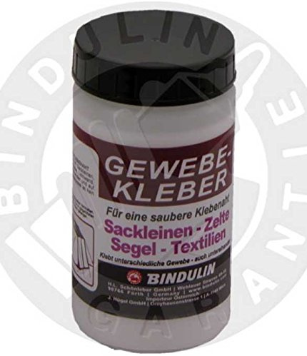 Gewebekleber auf Naturkautschuk-Basis (500 Gramm) inkl. Pinsel zum Auftragen