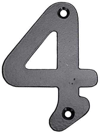 Imex El Zorro B-76124-N - Numero 4 in ferro forgiato, 100 mm