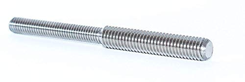 1 Stück Gewindeadapter Gewindereduktion M10 auf M12 x 80mm aus Stahl 8.8