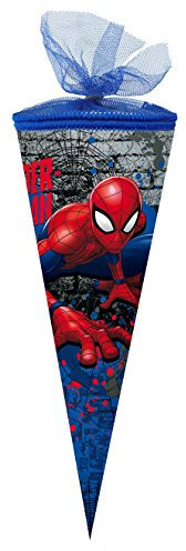 Nestler Schultüte Spider-Man 2018 Zuckertüte Schulanfang Einschulung Schule: Größe: 22cm rund