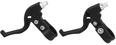 VORCOOL Paar Kinder Fahrrad Bremshebel Bremsgriff Kinder Fahrrad Radfahren Bremshebel Fahrrad Ersatzteile Fahrrad Zubehör (Schwarz)