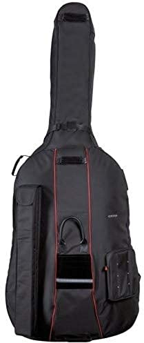Gewa Housse Contrebasse Prestige 1/2 - Rembourrage 25 mm, Poche pour Archet, Poche pour partitions, Sangles Sac à Dos