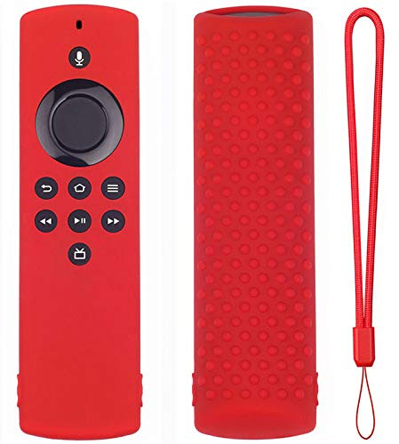 KERDEJAR Für Amazon Fire TV Stick Lite Fernbedienung Silikon Hülle Schutzhülle Skin Fernbedienung Schutz Silikon Cover